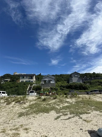 瀬波温泉海水浴場とっても気に入りました